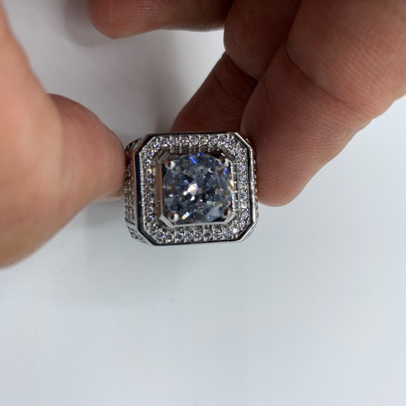 Men’s Zirconia .925 Sterling Silver - Picture 3 of 10